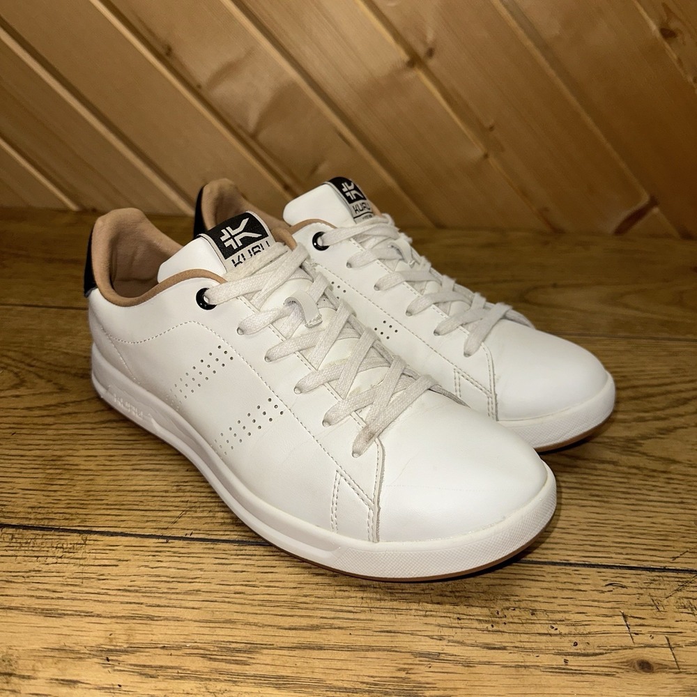 KURU CLOUD Classic White Leather Low Top Walking Shoes 20630290 Women's 9 M $129 - Picture 2 of 11